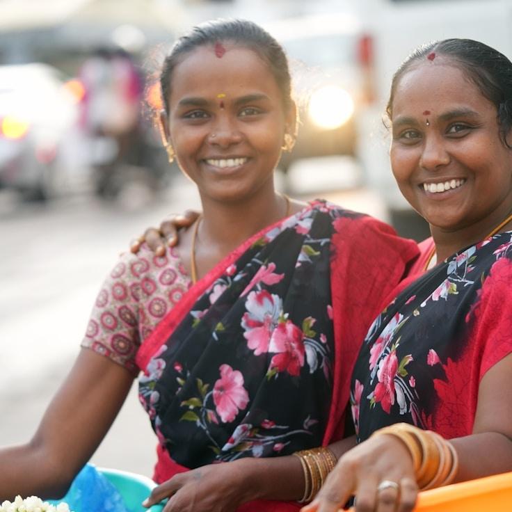 Cameron Patel, Lead Design Curator at Innovative Platform Matrix, reviewing corporate floral arrangements
